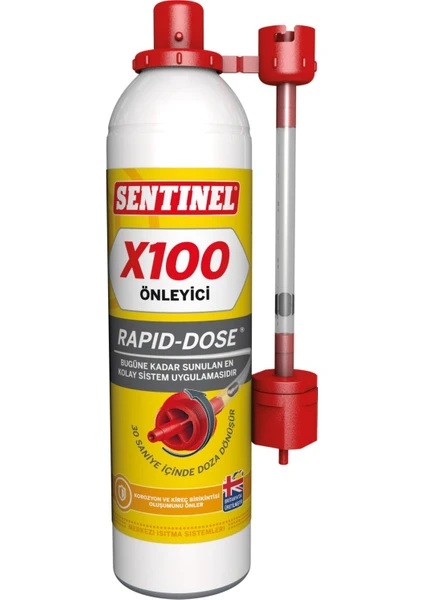 Sentinel X100 Kombi Radyatör Tesisat Kireç Önleyici